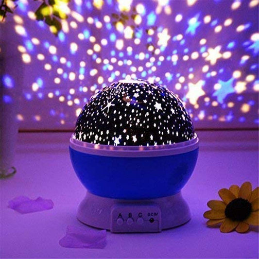 Star Master Galaxy Night Projector Lamp – 360° Rotating Colorful Starry Sky Light for Kids Room & Home Décor